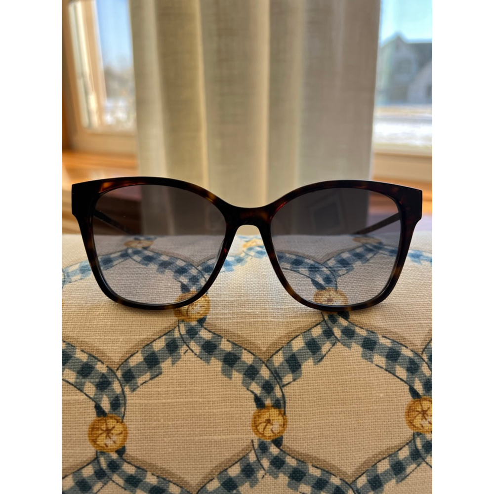 New Saint Laurent Brown Tortoiseshell Sunglasses - Picture 3 of 11